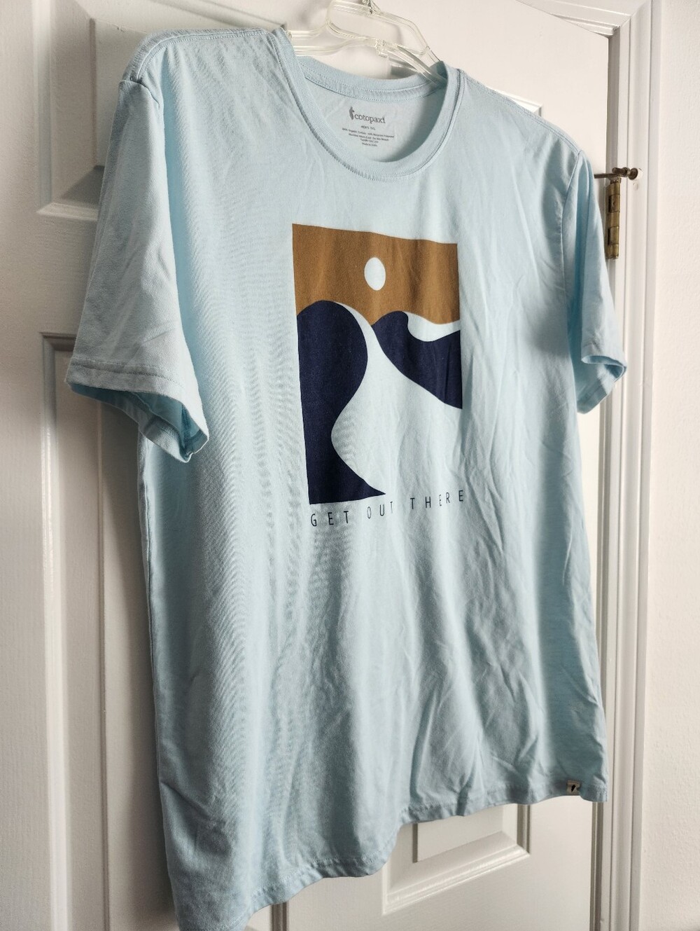Cotopaxi Light Blue Graphic Tee - Get Out There